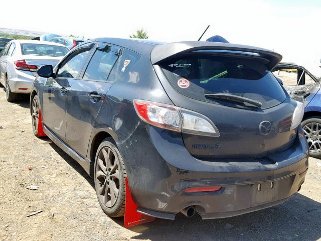 JM1BL1H55A1336731 - 2010 MAZDA 3 S BLACK photo 3