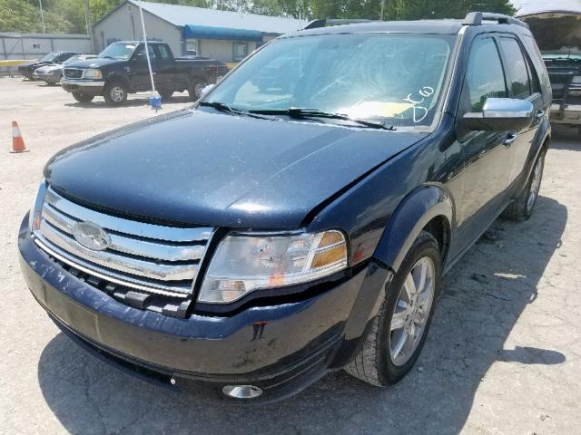 1FMDK03W28GA00866 - 2008 FORD TAURUS X L BLACK photo 2