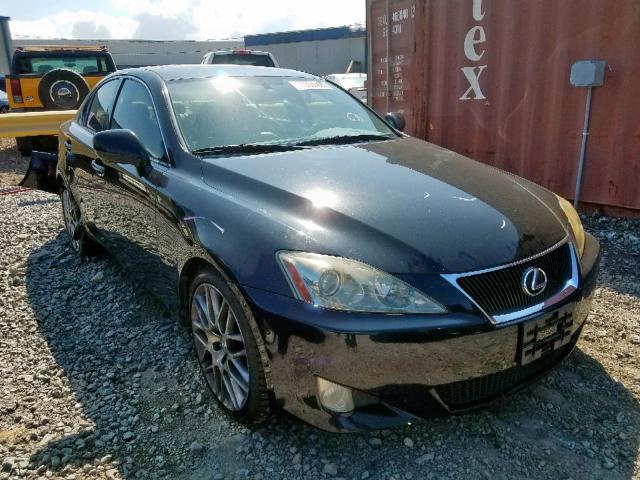 JTHBK262275029812 - 2007 LEXUS IS 250 BLACK photo 1