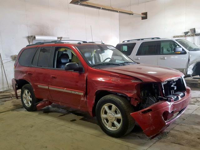 1GKDT13S352288026 - 2005 GMC ENVOY RED photo 1