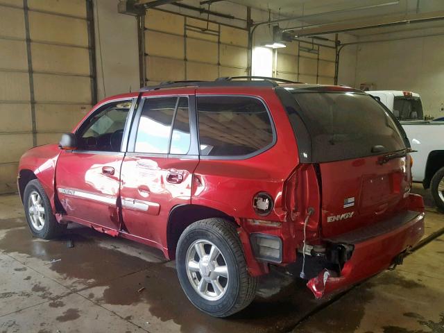 1GKDT13S352288026 - 2005 GMC ENVOY RED photo 3