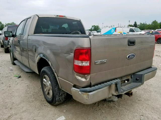 1FTPX12544NA11598 - 2004 FORD F150 BEIGE photo 3