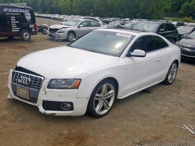 WAUVVAFR1AA032015 - 2010 AUDI S5 PRESTIG WHITE photo 2