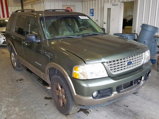 1FMDU74W44UA91510 - 2004 FORD EXPLORER E GREEN photo 1