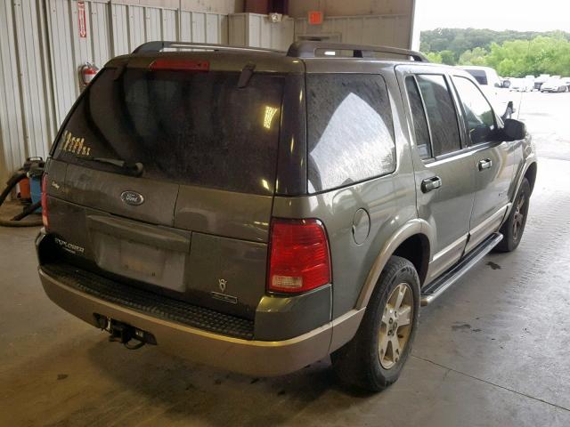 1FMDU74W44UA91510 - 2004 FORD EXPLORER E GREEN photo 4