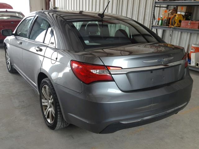 1C3CCBAB2DN762288 - 2013 CHRYSLER 200 LX GRAY photo 3