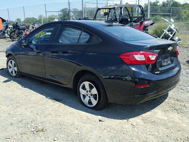 1G1BC5SM2H7255340 - 2017 CHEVROLET CRUZE LS BLACK photo 3