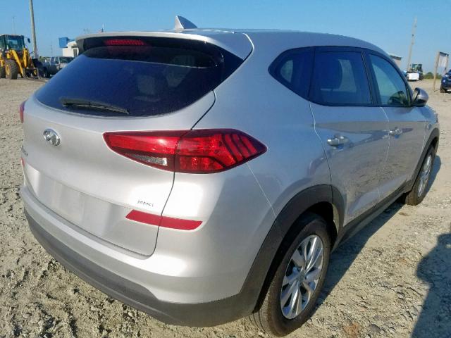 KM8J2CA44KU889166 - 2019 HYUNDAI TUCSON SE SILVER photo 4