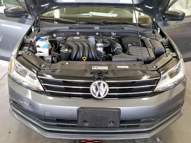 3VW2K7AJ4FM318855 - 2015 VOLKSWAGEN JETTA BASE 灰色 照片 7