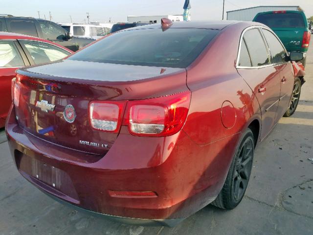 1G11C5SLXFF199122 - 2015 CHEVROLET MALIBU 1LT ბურგუნდია ფოტო 4