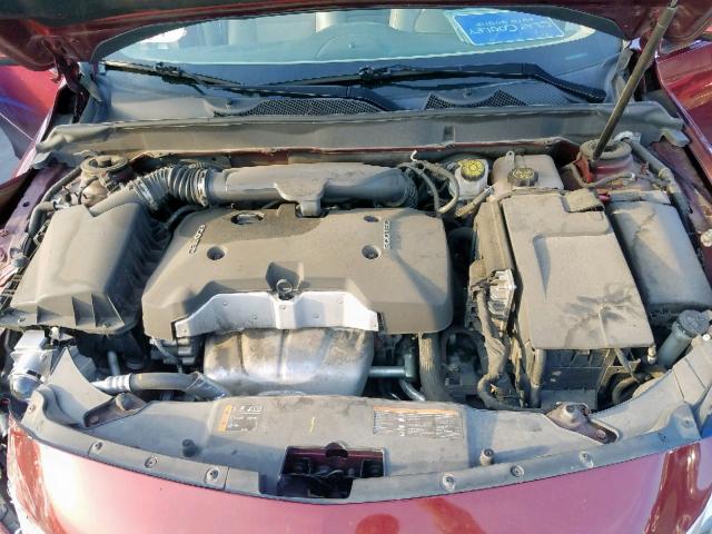 1G11C5SLXFF199122 - 2015 CHEVROLET MALIBU 1LT ბურგუნდია ფოტო 7