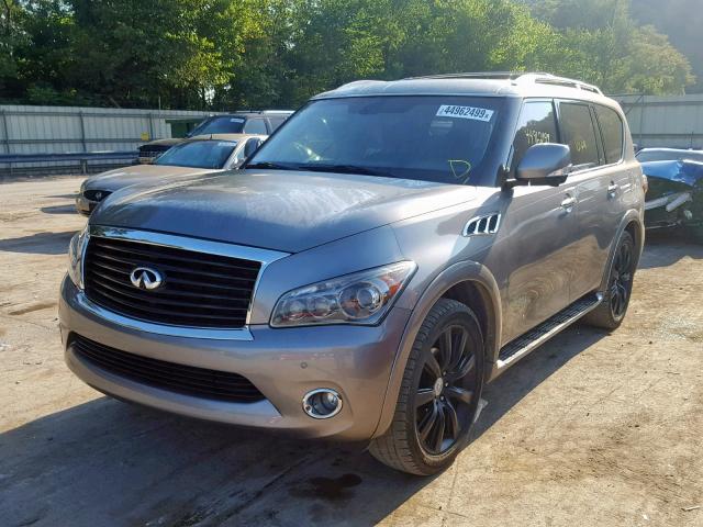 JN8AZ2NE5C9020341 - 2012 INFINITI QX56 SILVER photo 2