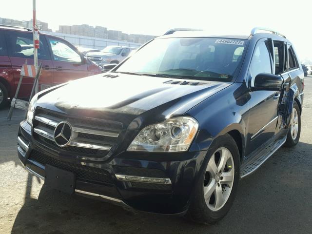 4JGBF7BE9CA774248 - 2012 MERCEDES-BENZ GL 450 4MA BLUE photo 2