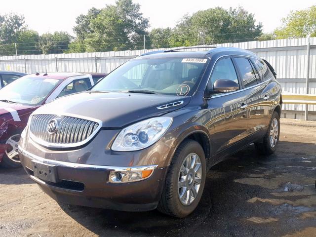 5GAKVCED1CJ210243 - 2012 BUICK ENCLAVE BROWN photo 2