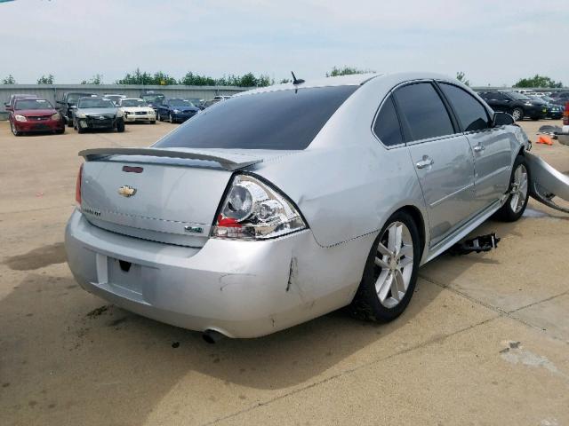 2G1WC5E34C1149353 - 2012 CHEVROLET IMPALA LTZ SILVER photo 4