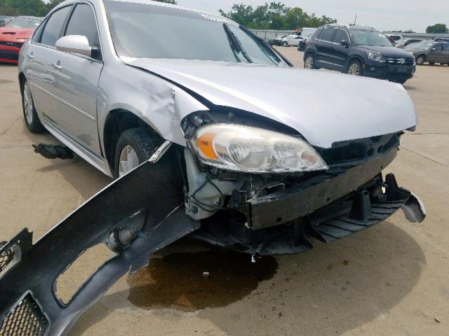 2G1WC5E34C1149353 - 2012 CHEVROLET IMPALA LTZ SILVER photo 9