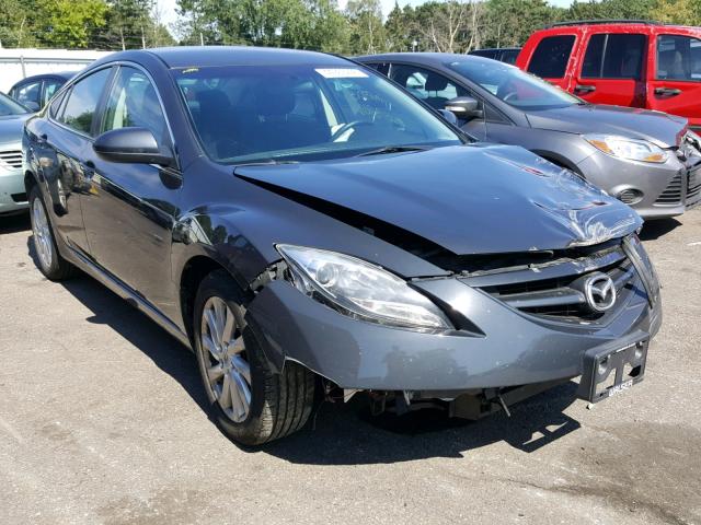 1YVHZ8DH0D5M02465 - 2013 MAZDA 6 TOURING GRAY photo 1