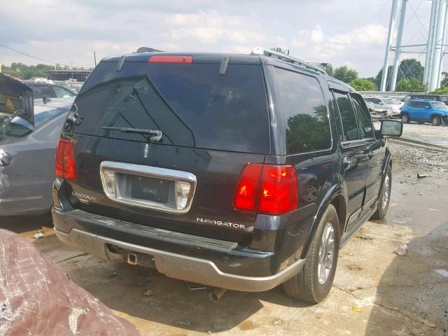 5LMFU28R74LJ09775 - 2004 LINCOLN NAVIGATOR BLACK photo 4
