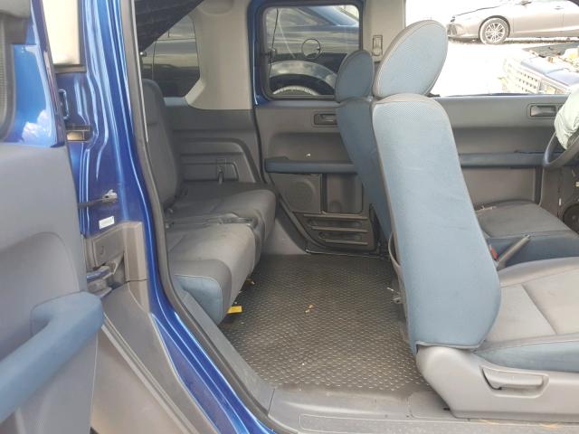 5J6YH28574L011552 - 2004 HONDA ELEMENT EX BLUE photo 6