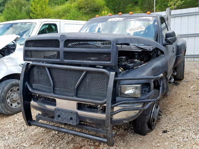 3B7MF33D1VM574952 - 1997 DODGE RAM 3500 BLACK photo 2