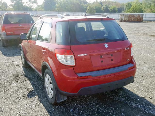 JS2YB5A32C6303484 - 2012 SUZUKI SX4 RED photo 3