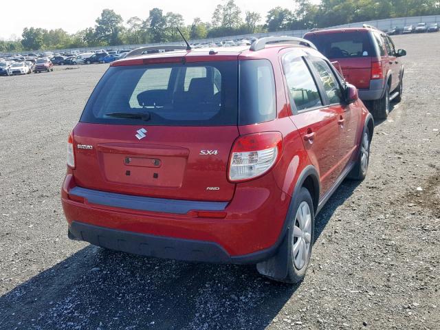 JS2YB5A32C6303484 - 2012 SUZUKI SX4 RED photo 4