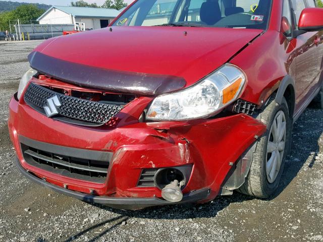 JS2YB5A32C6303484 - 2012 SUZUKI SX4 RED photo 9