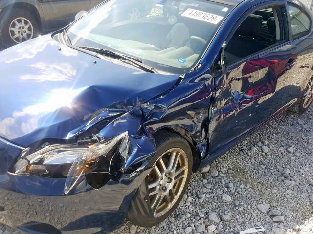 JTKDE177750008320 - 2005 TOYOTA SCION TC ლურჯი ფოტო 9