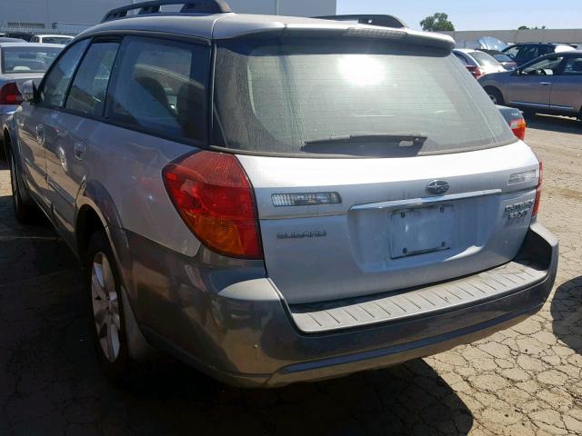 4S4BP67C154364849 - 2005 SUBARU LEGACY OUT SILVER photo 3