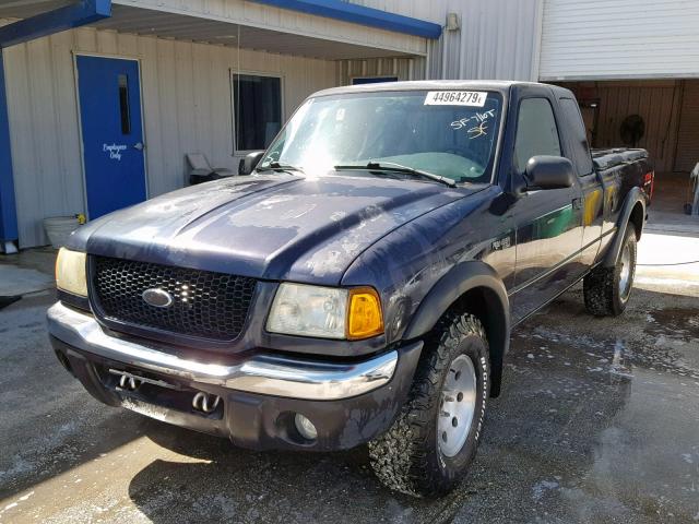 1FTZR45E02TA02809 - 2002 FORD RANGER SUP BLUE photo 2