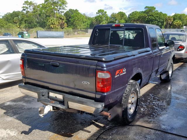 1FTZR45E02TA02809 - 2002 FORD RANGER SUP BLUE photo 4