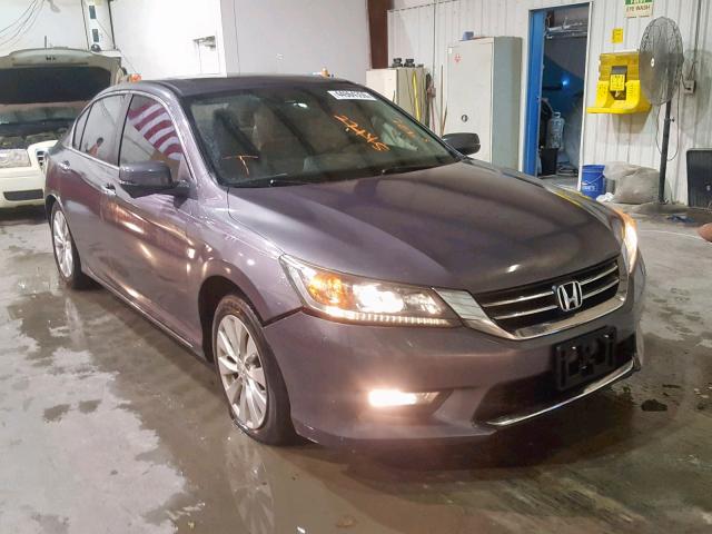 1HGCR2F89EA095057 - 2014 HONDA ACCORD EXL GRAY photo 1