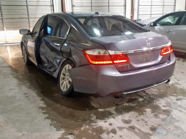 1HGCR2F89EA095057 - 2014 HONDA ACCORD EXL GRAY photo 3