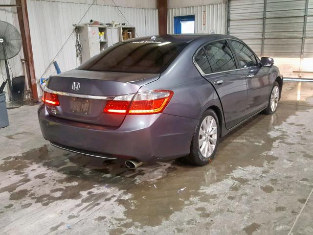 1HGCR2F89EA095057 - 2014 HONDA ACCORD EXL GRAY photo 4