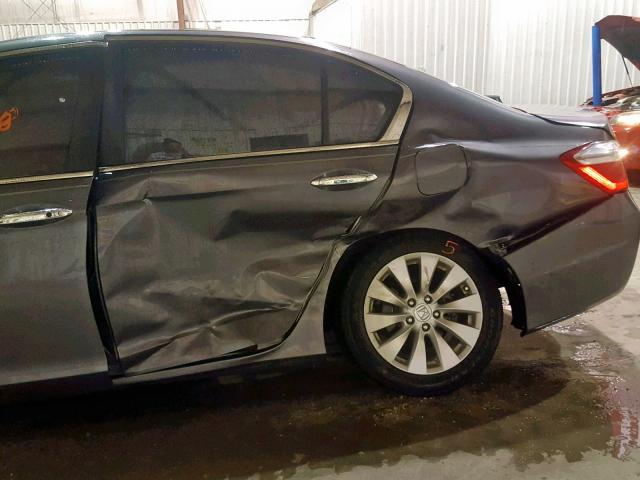 1HGCR2F89EA095057 - 2014 HONDA ACCORD EXL GRAY photo 9