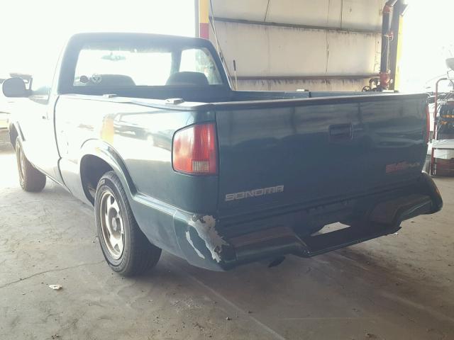 1GTCS1442T8501794 - 1996 GMC SONOMA GREEN photo 3