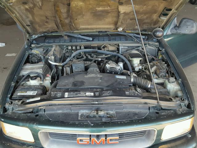 1GTCS1442T8501794 - 1996 GMC SONOMA GREEN photo 7