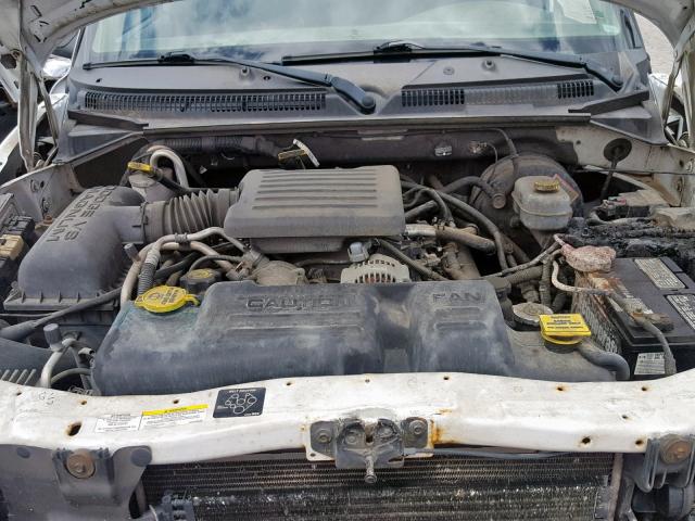 1B7HG38NX2S645990 - 2002 DODGE DAKOTA QUA WHITE photo 7