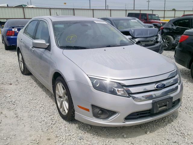 3FAHP0JA9CR106334 - 2012 FORD FUSION SEL SILVER photo 1