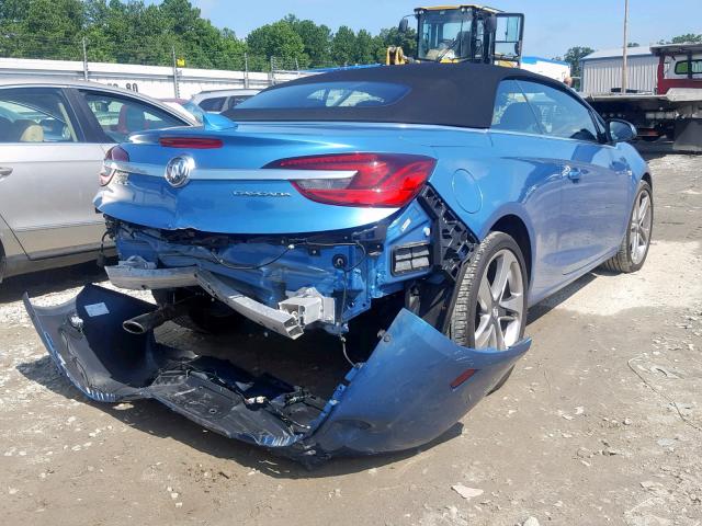 W04WJ3N50HG084458 - 2017 BUICK CASCADA SP BLUE photo 4