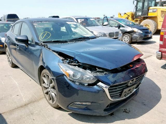 3MZBN1V33JM259581 - 2018 MAZDA 3 TOURING BLUE photo 1