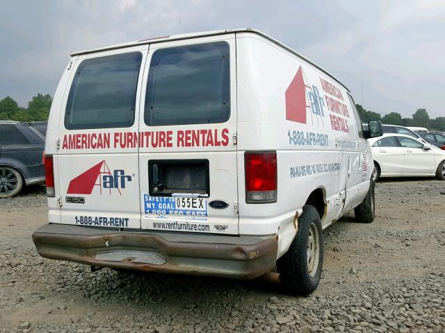 1FTRE14WX4HA40963 - 2004 FORD ECONOLINE WHITE photo 4