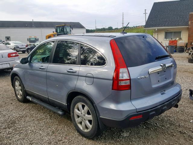 5J6RE48769L009406 - 2009 HONDA CR-V EXL SILVER photo 3