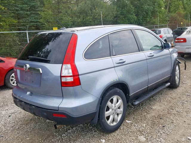 5J6RE48769L009406 - 2009 HONDA CR-V EXL SILVER photo 4