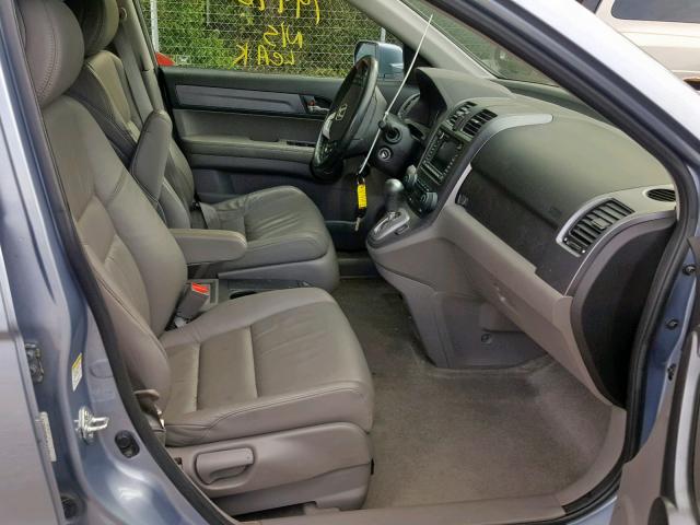 5J6RE48769L009406 - 2009 HONDA CR-V EXL SILVER photo 5