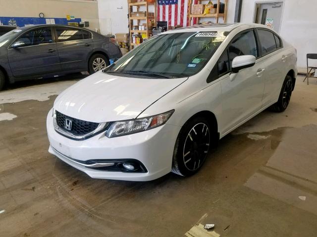 19XFB2F92FE070900 - 2015 HONDA CIVIC EXL 白色 照片 2
