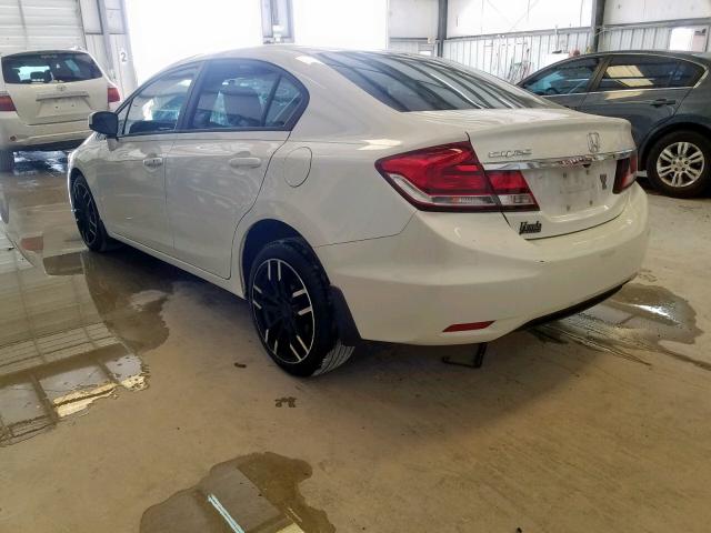 19XFB2F92FE070900 - 2015 HONDA CIVIC EXL 白色 照片 3