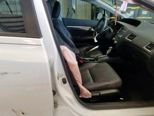 19XFB2F92FE070900 - 2015 HONDA CIVIC EXL 白色 照片 5