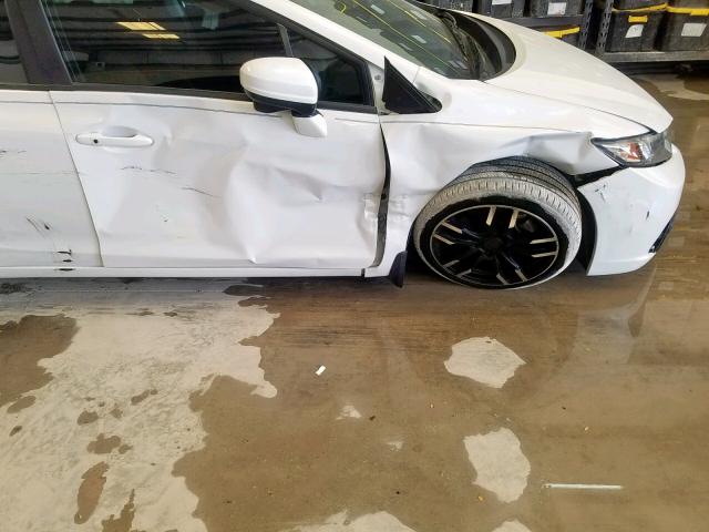 19XFB2F92FE070900 - 2015 HONDA CIVIC EXL 白色 照片 9