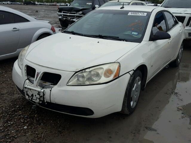 1G2ZF57B084151133 - 2008 PONTIAC G6 VALUE L WHITE photo 2